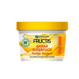ФРУКТИС СУПЕРФУД МАСКА 3В1 Д/ОЧ.СУХИХ ВОЛОС БАНАН 390МЛ. [FRUCTIS]