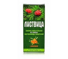 ЛИСТВИЦА СМОЛКА ЖЕВ.РЕЗИНКА ОБЛЕПИХА №4 /АЛТАЙСКИЙ НЕКТАР/