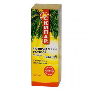СКИПАР СКИПИДАРНАЯ ЭМУЛЬСИЯ ЖЕЛТАЯ 200МЛ. ЦЕЛЕБН. ТРАВЫ