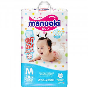 МАНУОКИ ПОДГУЗНИК-ТРУСИКИ 6-11КГ. Р.M №56 [MANUOKI]