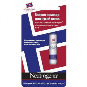 НЕУТРОДЖЕНА БАЛЬЗАМ-ПОМАДА Д/ГУБ 4,8Г. [NEUTROGENA]