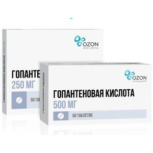 ГОПАНТЕНОВАЯ К-ТА 500МГ. №50 ТАБ. /АТОЛЛ/ОЗОН/