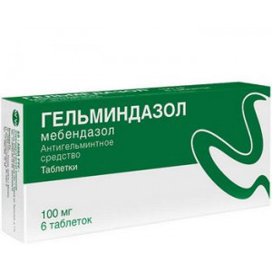ГЕЛЬМИНДАЗОЛ 100МГ. №6 ТАБ. /АВВА РУС/