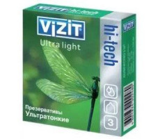 ВИЗИТ ПРЕЗЕРВАТИВ УЛЬТРАТОНКИЙ №3 ULTRA LIGHT [VIZIT]