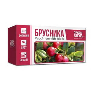 ГРИН САЙД ФИТОЧАЙ БРУСНИКА 1,5Г. №20 ПАК. [GREEN SIDE]