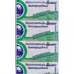 С-ПЛАСТ ЛЕЙКОПЛАСТ. 4Х10СМ. НЕТКАН.ОСНОВА БРИЛ.ЗЕЛ. [S-PLAST]