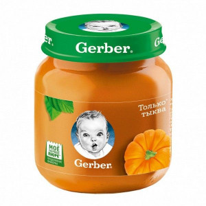 ГЕРБЕР ПЮРЕ 130Г. ТЫКВА 5+МЕС. [GERBER]