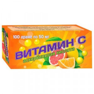 АСКОРБИНОВАЯ К-ТА СЕСАНА 50МГ. №100 ДРАЖЕ (БАД)