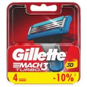 ЖИЛЛЕТ МАЧ 3 ТУРБО КАССЕТЫ №4 [GILLETTE]