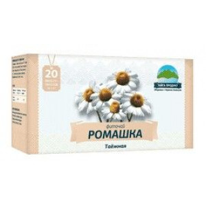 РОМАШКИ ЦВЕТКИ ТАЕЖНАЯ 1,5Г. №20 (БАД) ЧАЙН.НАПИТОК /ТАЙГА-ПРОДУКТ/