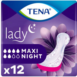 ТЕНА ЛЕДИ ПРОКЛАДКИ МАКСИ НАЙТ №12 [TENA LADY]