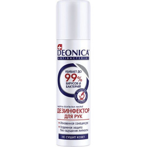 ДЕОНИКА ДЕЗИНФЕКТОР Д/РУК СПИРТ 80% 150МЛ. СПРЕЙ[DEONICA]