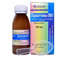 ПАРАЦЕТАМОЛ-ЭКОЛАБ 120МГ/5МЛ. 100МЛ. №1 СУСП. Д/ПРИЕМА ВНУТРЬ ДЕТ. ФЛ. +МЕРН.ЛОЖКА/СТАКАН/ШПРИЦ /ЭКОЛАБ/