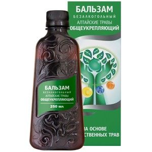 АЛТАЙСКИЕ ТРАВЫ БАЛЬЗАМ ОБЩЕУКРЕПЛ. 250МЛ.