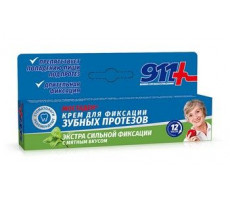 911-МОСТАДЕН КРЕМ Д/ФИКС. ЗУБ.ПРОТЕЗОВ ЭКСТРАСИЛЬН. МЯТА 40МЛ.