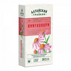 ГРИН САЙД АЛТАЙСКИЙ ТРАВНИК ЧАЙН.НАПИТОК ИММУНОНОРМ 1,5Г. №20 ПАК.