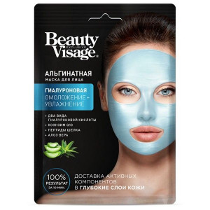 БЬЮТИ ВИЗАЖ МАСКА Д/ЛИЦА АЛЬГИН. ГИАЛУРОН 20Г. [BEAUTY VISAGE]
