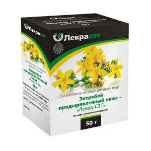 ЗВЕРОБОЙ ПРОДЫРЯВЛЕННЫЙ ПЛЮС ТРАВА 50Г. /ЛЕКРА-СЭТ/ ЗВЕРОБОЙ ПРОДЫРЯВЛЕННЫЙ ПЛЮС ТРАВА 50Г. /ЛЕКРА-СЭТ/