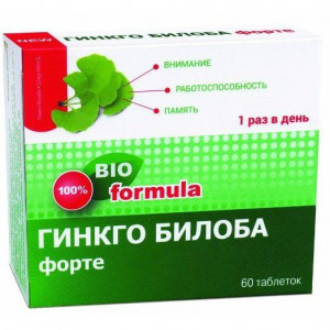 ГИНКГО БИЛОБА ФОРТЕ №60 ТАБ.