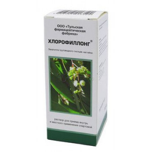 ХЛОРОФИЛЛОНГ 50МЛ. Р-Р Д/ПРИЕМА ВНУТРЬ И МЕСТ.ПРИМ. ФЛ. /ТУЛЬСКАЯ ФФ/