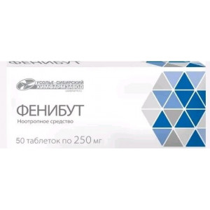 ФЕНИБУТ 250МГ. №50 ТАБ. /УСОЛЬЕ-СИБИРСКИЙ ХФЗ/