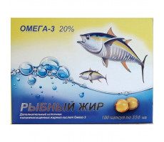 ПОЛЯРИС РЫБИЙ ЖИР 330МГ. №100 КАПС. (РЫБНЫЙ)