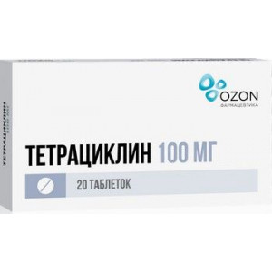 ТЕТРАЦИКЛИН 100МГ. №20 ТАБ. П/П/О /ОЗОН/