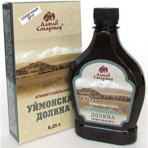 АЛТАЙ СТАРОВЕР БАЛЬЗАМ УЙМОНСКАЯ ДОЛИНА СЕРДЕЧНЫЙ 250МЛ.