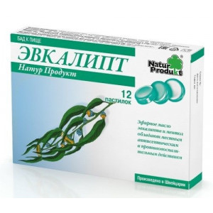 НАТУР ПРОДУКТ ЭВКАЛИПТ №12 ПАСТИЛКИ (БАД) [NATUR PRODUKT]