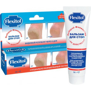 ФЛЕКСИТОЛ БАЛЬЗАМ Д/УХОДА ЗА КОЖЕЙ НОГ 56Г. ТУБА [FLEXITOL]