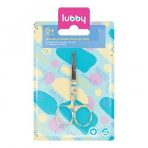 ЛУББИ НОЖНИЦЫ ПРИНТ 0+ /АРТ.27382/ [LUBBY]