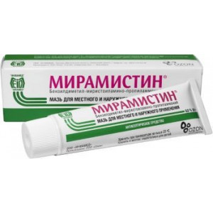 МИРАМИСТИН 0,5% 30Г. №1 МАЗЬ Д/МЕСТ. И НАРУЖ.ПРИМ. ТУБА