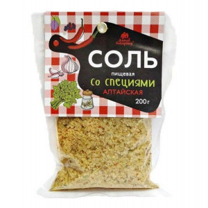 АЛТАЙ СТАРОВЕР СОЛЬ АЛТАЙСКАЯ СО СПЕЦИЯМИ 200Г.