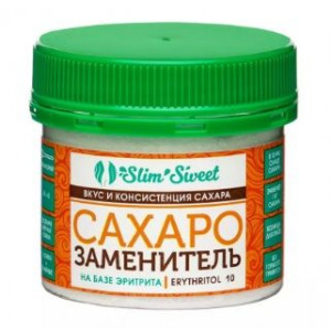 СЛИМ СВИТ ЗАМЕНИТЕЛЬ САХАРА №10 ЭРИТРИТ №100 САШЕ