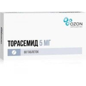 ТОРАСЕМИД 5МГ. №60 ТАБ. /ОЗОН/