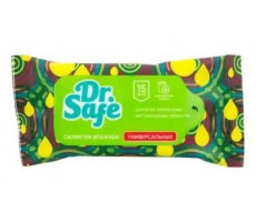 ДР.СЕЙФ САЛФЕТКИ ВЛАЖН. УНИВЕРС. ЛАЙМ №15 [DR.SAFE]
