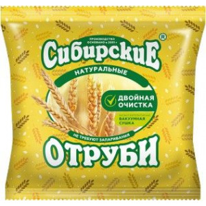 СИБИРСКИЕ ОТРУБИ НАТУР. 200Г. ПОР.