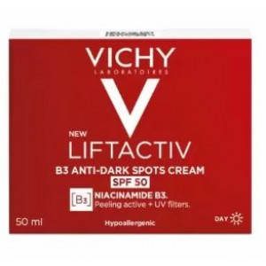 ВИШИ ЛИФТАКТИВ КРЕМ ДНЕВН. ВИТ.B3 П/ПИГМЕНТ. SPF50 50МЛ. [VICHY]