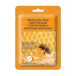 СКИНЛАЙТ-212 МАСКА Д/ЛИЦА УКРЕПЛ. МАТОЧ.МОЛОЧКО+КОЛЛАГЕН 23МЛ. №1 [SKINLITE]