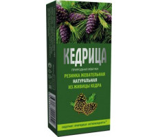 КЕДРИЦА СМОЛКА ЖЕВ.РЕЗИНКА КЕДР 0,8Г. №4 /АЛТАЙСКИЙ НЕКТАР/