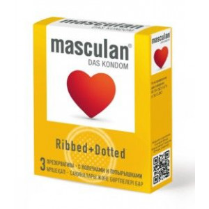 МАСКУЛАН ПРЕЗЕРВАТИВ КЛАССИК 3 КОЛЕЧКИ+ПУПЫРЫШКИ №10 [MASCULAN]