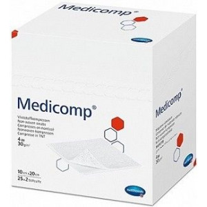 ХАРТМАНН МЕДИКОМП САЛФЕТКИ МАРЛ. СТЕР. 10Х20СМ №2 [HARTMANN MEDICOMP]