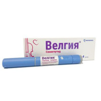 ВЕЛГИЯ 0,25МГ/ДОЗА 1,5МЛ. №1 Р-Р Д/П/К ШПРИЦ-РУЧКА +ИГЛЫ №5 /ПРОМОМЕД/БИОХИМИК/ЗАВОД МЕДСИНТЕЗ/