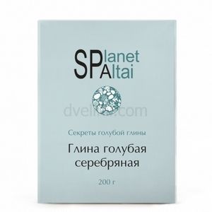 ГЛИНА ГОЛУБАЯ СЕРЕБРЯНАЯ 200Г.