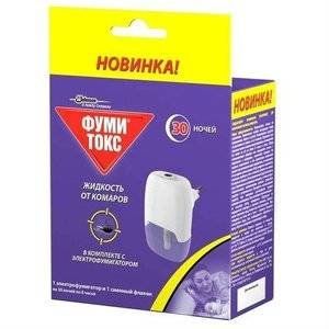 ФУМИТОКС КОМПЛЕКТ ФУМИГ+ЖИДК. 30 НОЧЕЙ Б/ЗАПАХА 30МЛ.